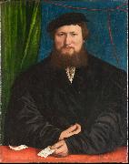 Hans holbein the younger Portrait of Derich Berck oil painting artist